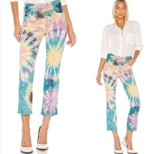 MOTHER SUPERIOR NWT SZ 27 The Tripper Swirling secrets tye‎ die jeans high Rise
